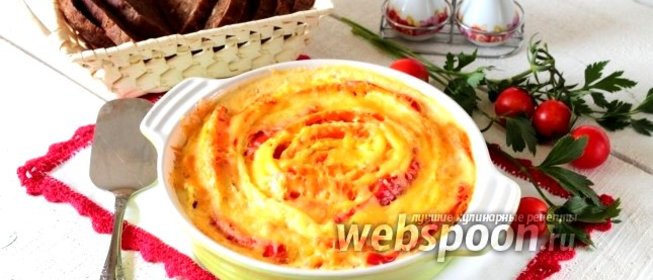 Овощная запеканка из цукини