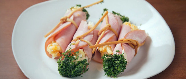 Закуска «Вкусные свитки»