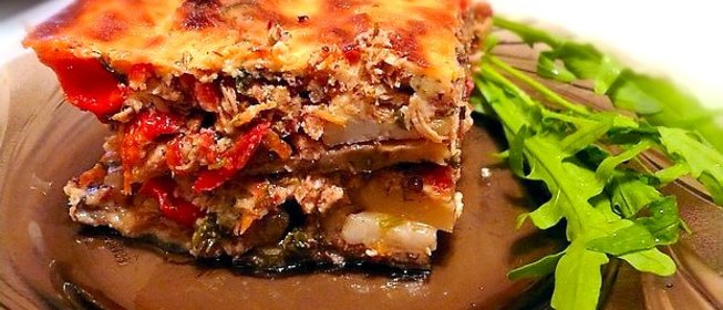 Мусака с курицей