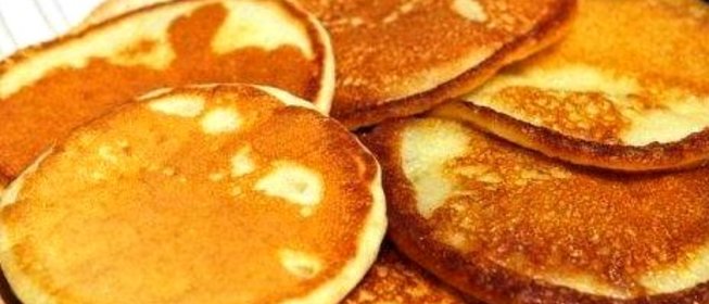 Банановые оладьи без муки