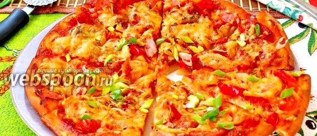 Пицца на кефире