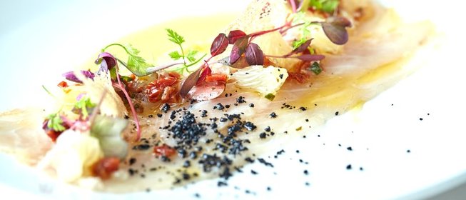 Карпаччо из баррамунди