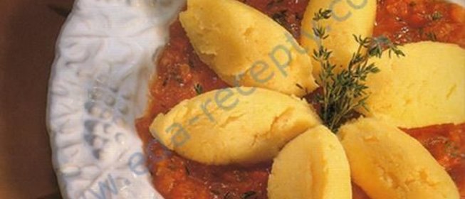 Кукурузная полента с сыром