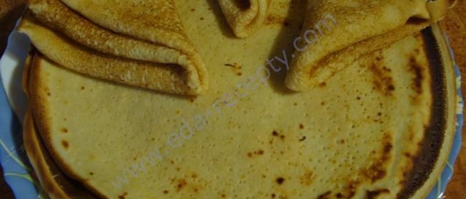 Блины со сгущенкой