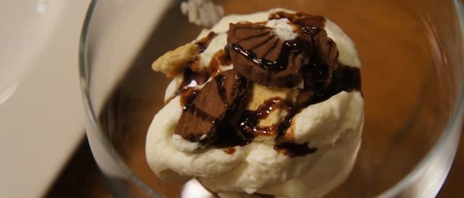 Чиз-кейк с шоколадным печеньем