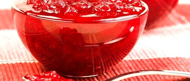 Соус из красных апельсинов и клюквы