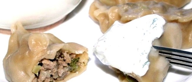 Вареники с брокколи