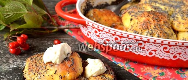 Сырники из духовки в сметанно-маковой заливке