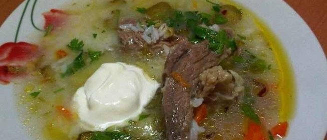 Рассольник без перловки