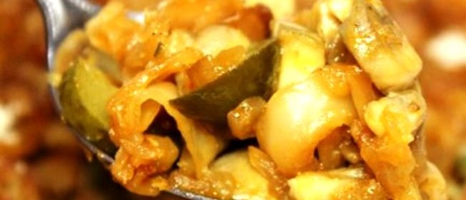 Капустная солянка с грибами