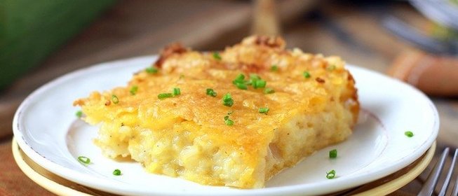 Картофельная запеканка с сыром в духовке