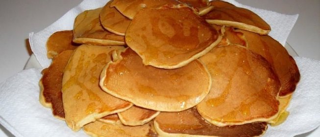 Оладьи с яблоками