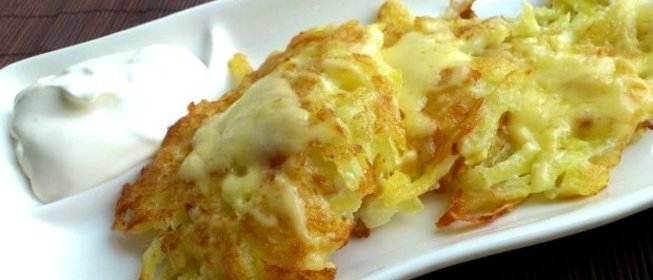 Драники с сыром