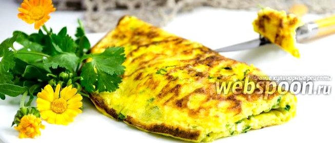 Омлет с творогом