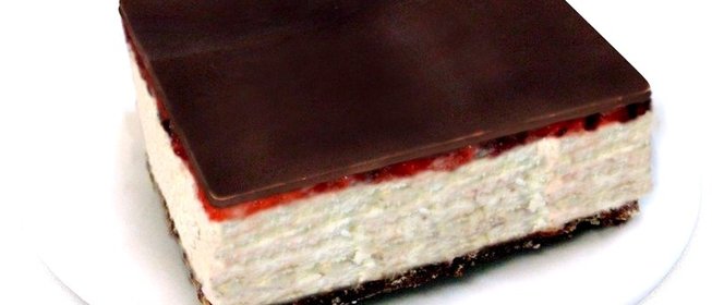 Австралийский чизкейк с фруктовым джемом