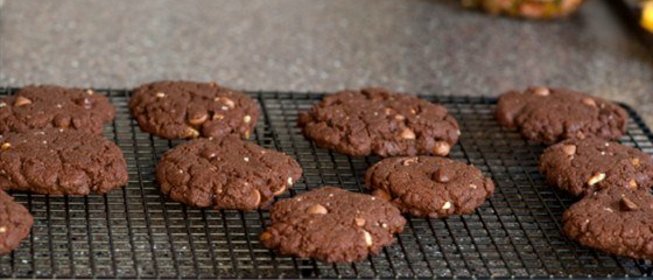 Шоколадно-ореховое печенье без муки