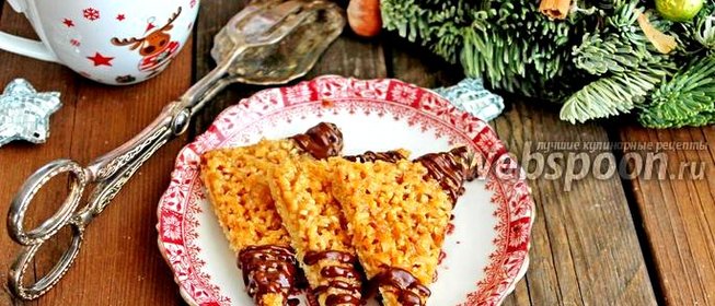 Новогоднее печенье «Ореховые треугольники»