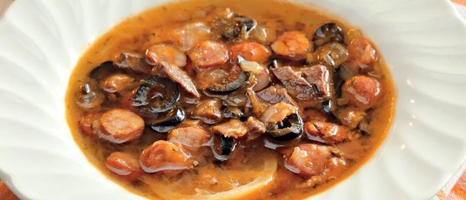 Солянка с говяжьим сердцем