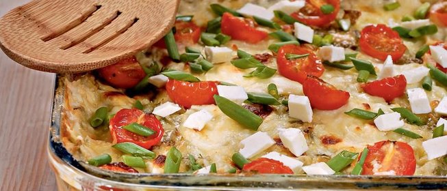 Запеканка из огородной зелени