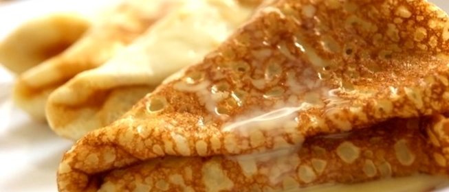 Блины с дырочками на кефире