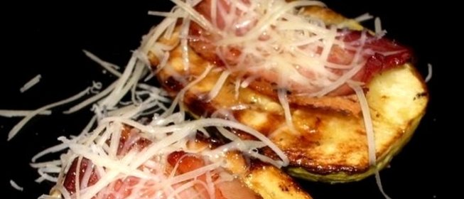 Кабачки с беконом