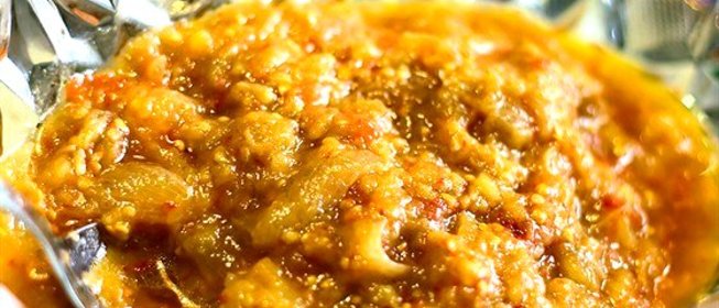 Свежая икра из баклажанов