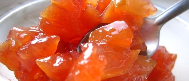 Варенье из айвы с косточками