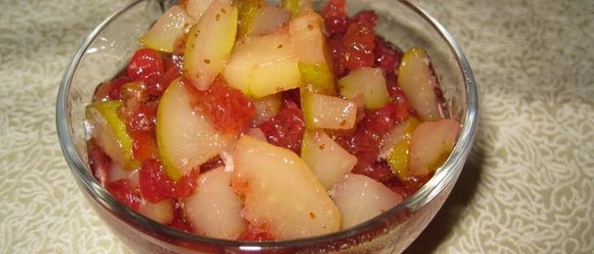 Грушевое варенье с рябиной