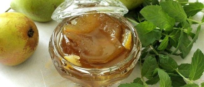 Грушевое варенье с лимоном