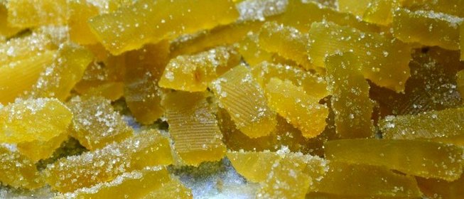 Цукаты из арбузных корок