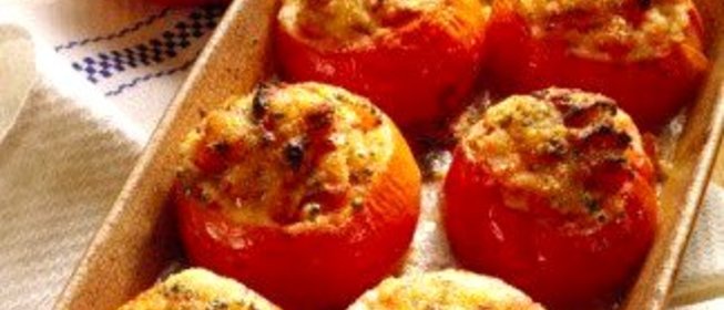 Фаршированный перец с грибами