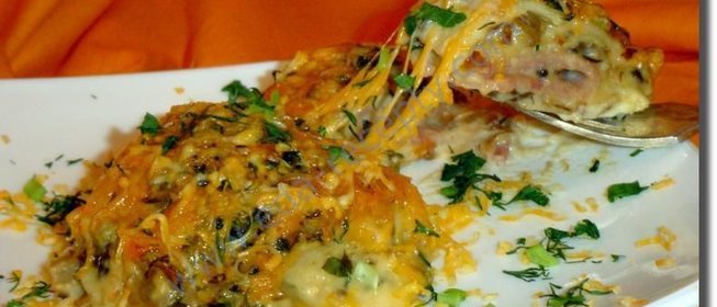 Блинная запеканка