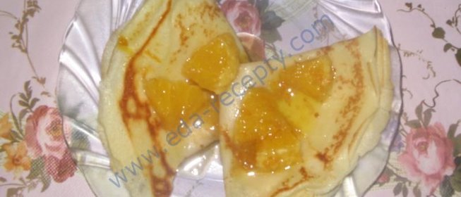 Блинчики французские тонкие