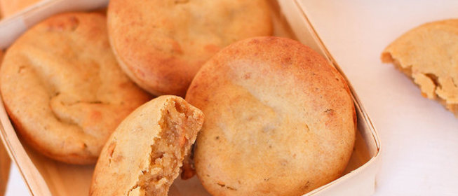 Печенье с хурмой и медом