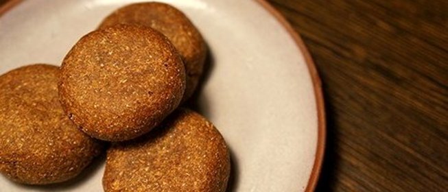 Шоколадное печенье из окары