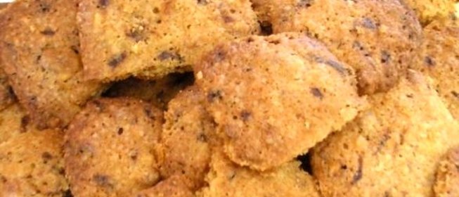 Кофейное печенье с грецкими орехами