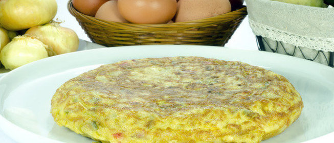Омлет с щавелем