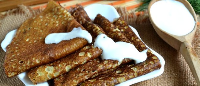 Блины на молоке тонкие