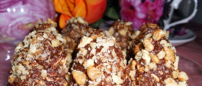 Конфеты из овсяных хлопьев