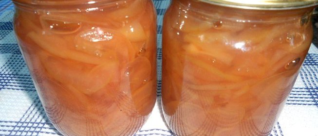 Яблочное варенье с прозрачными дольками