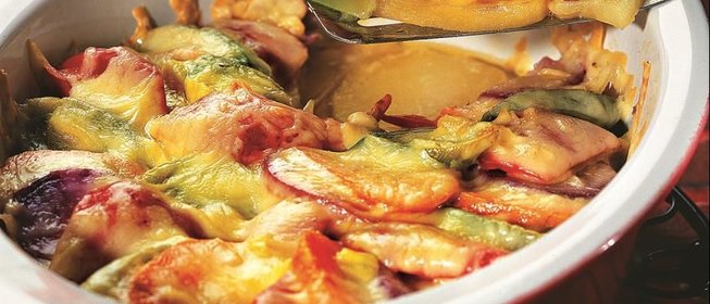 Запеканка овощная с сыром