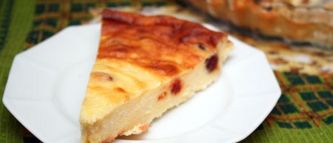 Творожная запеканка с кукурузной мукой