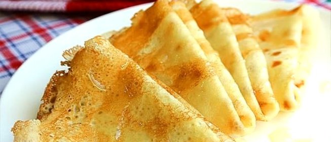 Блинчики на молоке с дырочками