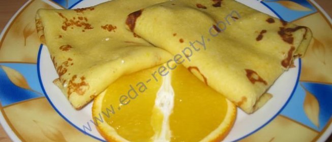 Апельсиновые блины