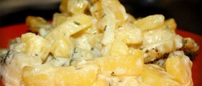 Картошка в сметане