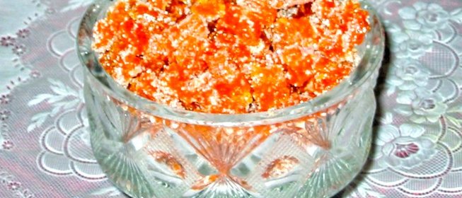 Цукаты из моркови