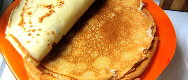 Блины сдобные