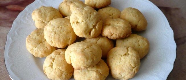 Постное кукурузное печенье