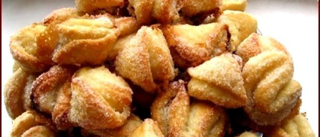 Творожное печенье с сахаром
