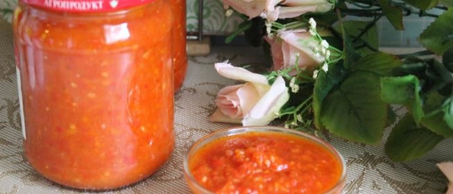 Острый томатный соус со сладким перцем